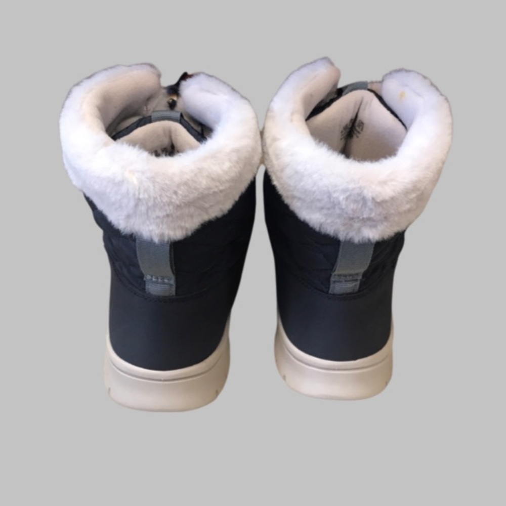 Women’s Ryka navy water repellent snow ankle boots, Size 8.5M - Picture 5 of 11